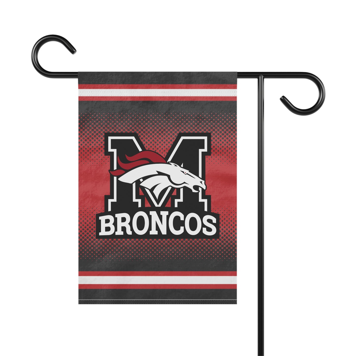 Broncos - Mustang Spirit Garden Flag