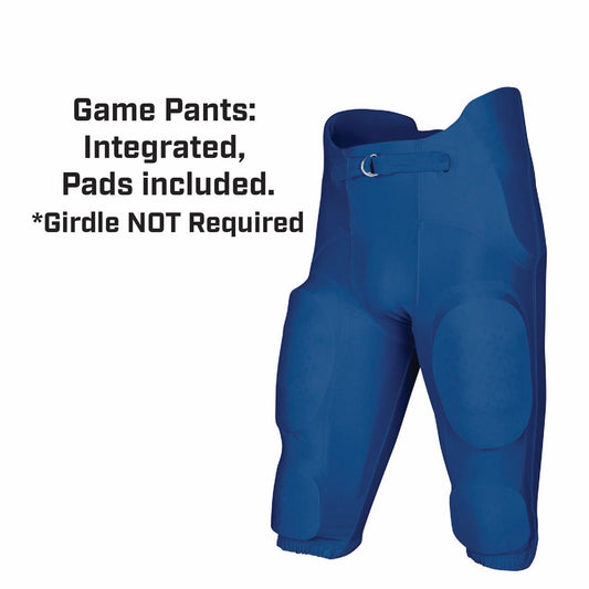 Lions 2024 Tackle Uniform, Game Pants (Integrated, WITH Pads)