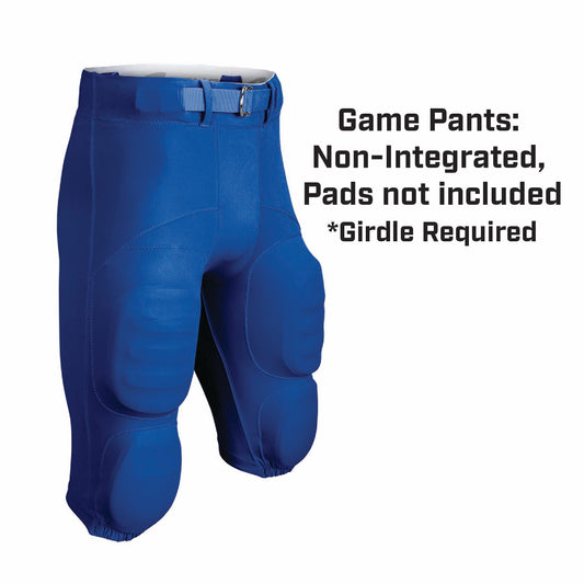 Lions 2024 Tackle Uniform, Game Pants (Non-Integrated, WITHOUT Pads)