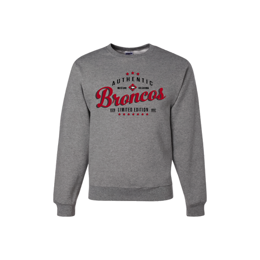 Broncos - Authentic Broncos Crew Fleece