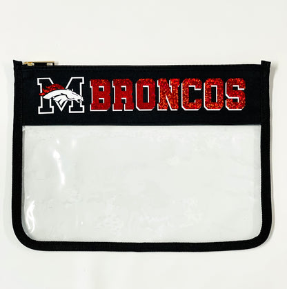 Broncos - Clear Tote / Pouch