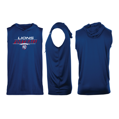 Lions Dri-Fit, Sleeveless Hooded T-Shirt