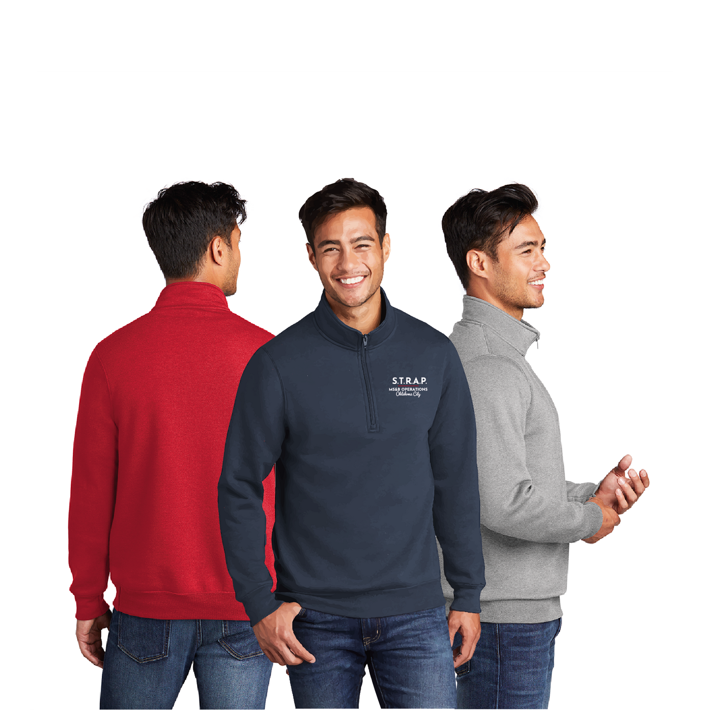 STRAP Team - Quarter-Zip Fleece Pullover