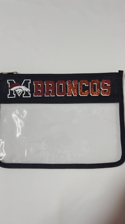 Broncos - Clear Tote / Pouch