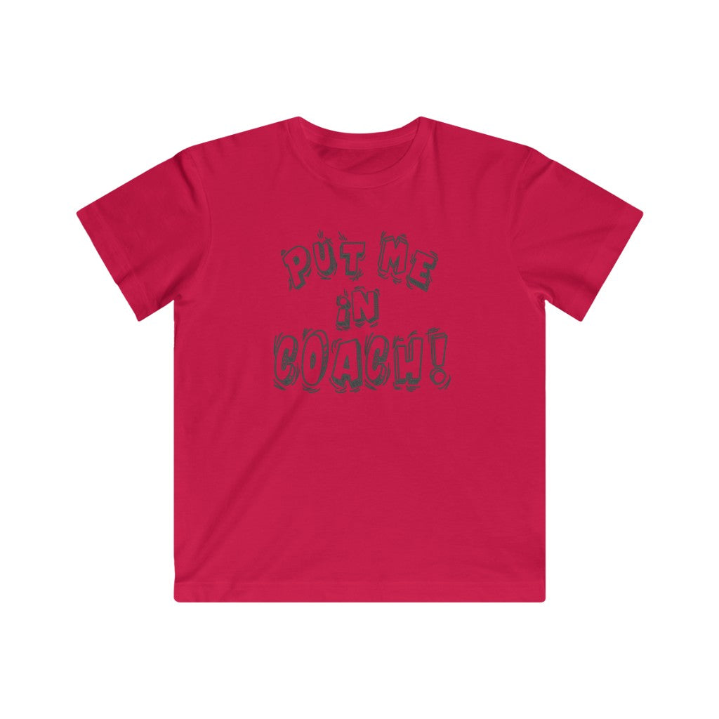 Put Me in Coach! - Kids Jersey Tee